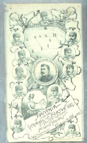 1887 Silk Souvenir St Louis Browns
